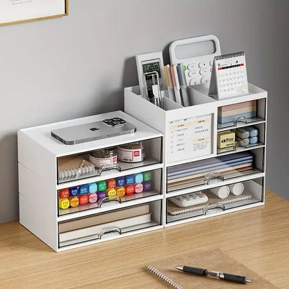 Desktop Combination Drawer Storage Box Desk Organizer