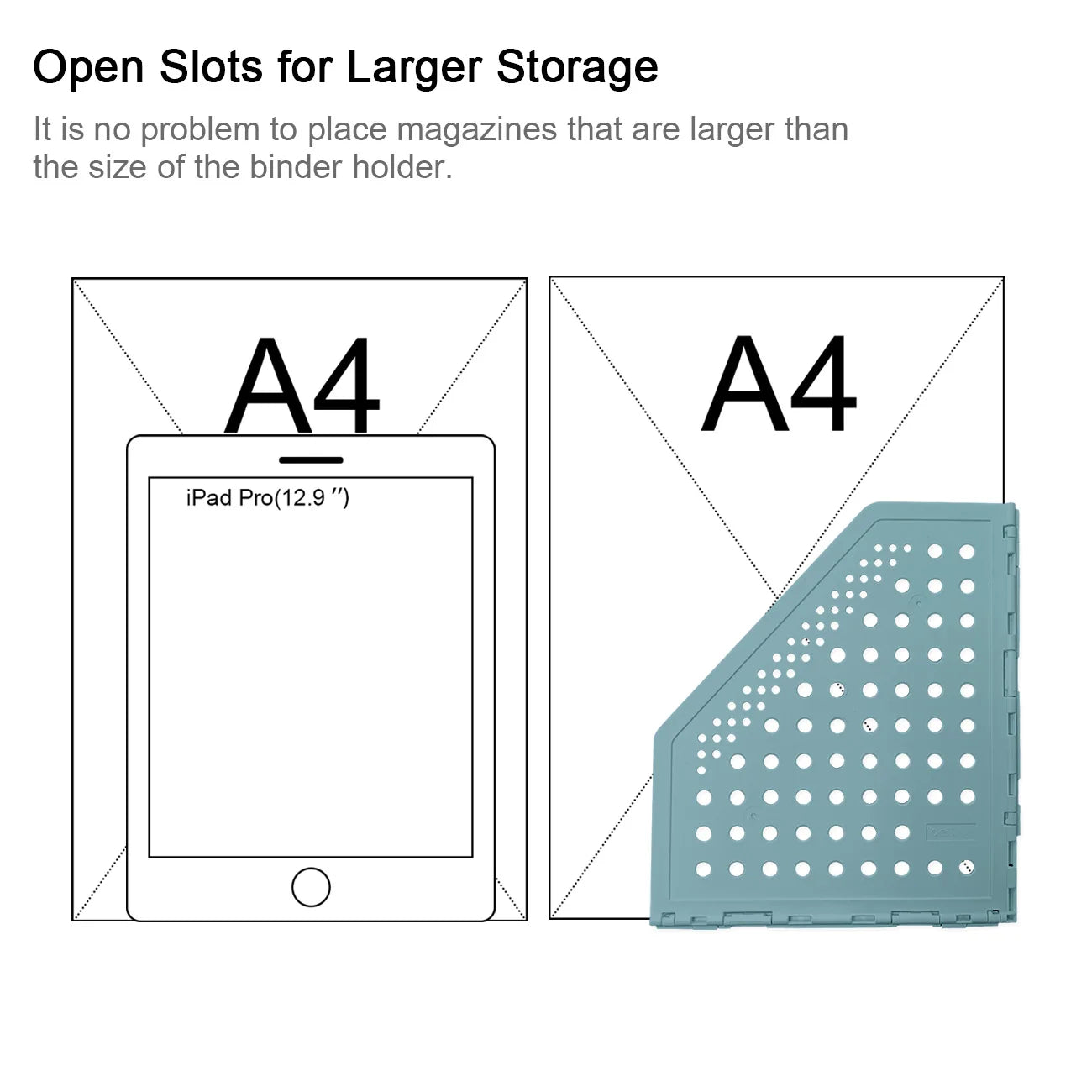 Deli 3/4 Grids Retractable File Holder
