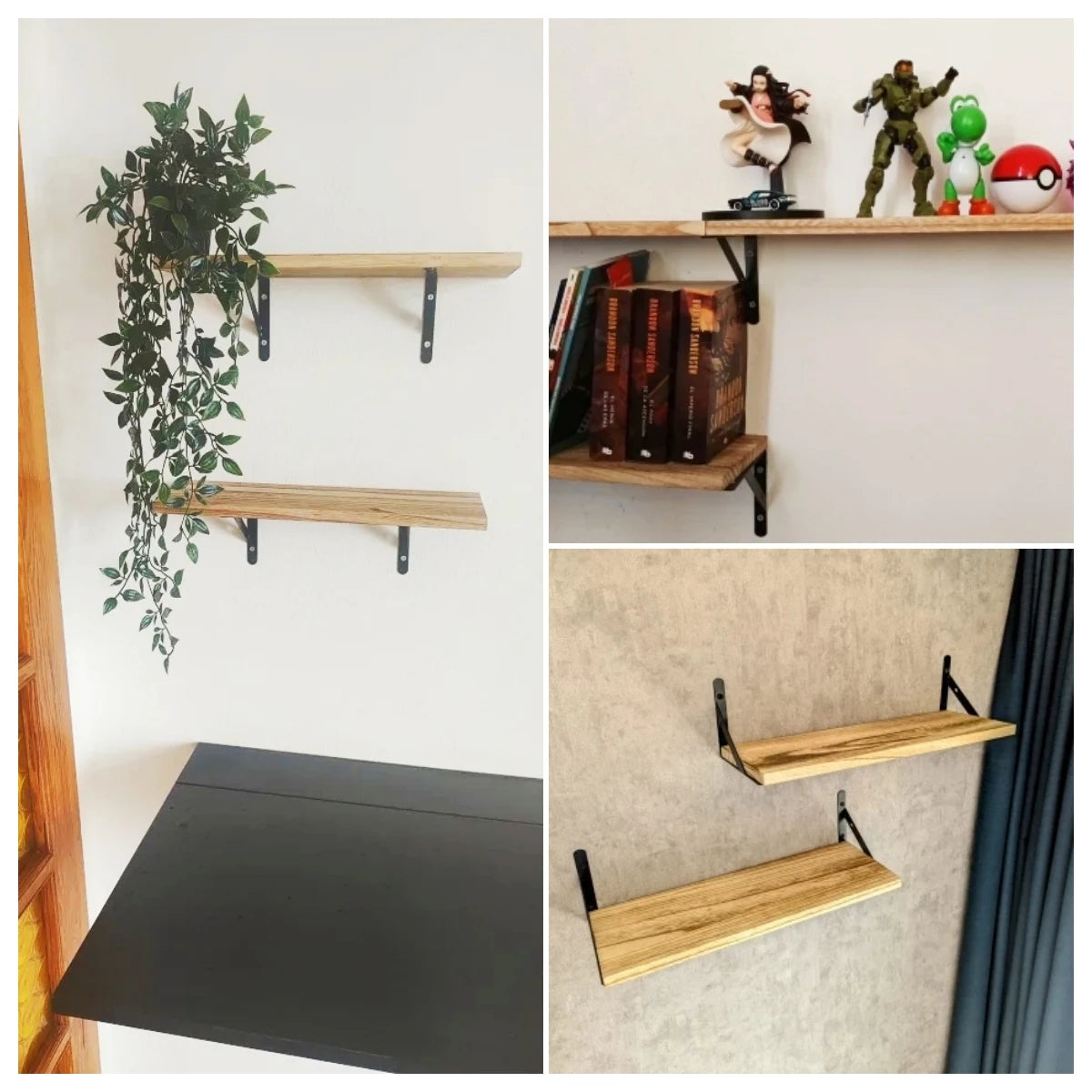 Wooden Wall Shelves Solid Wood Wall Hanging