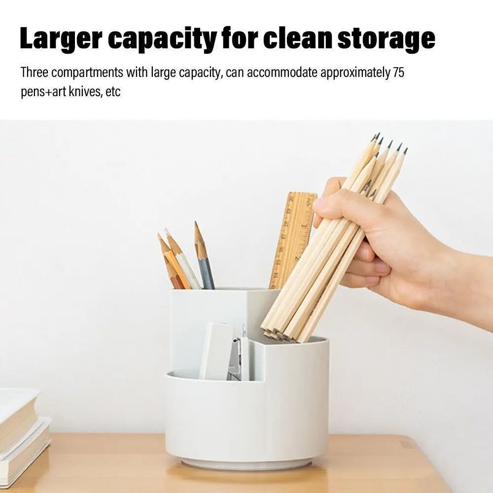 360 Rotating Large Capacity Rotating Pen Holder