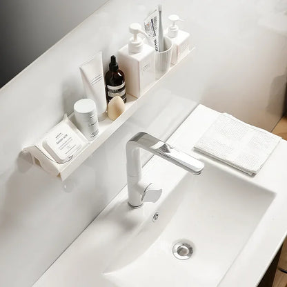 Multifunction Wall Mounted Storage Rack Self Adhesive No-drill Shelves