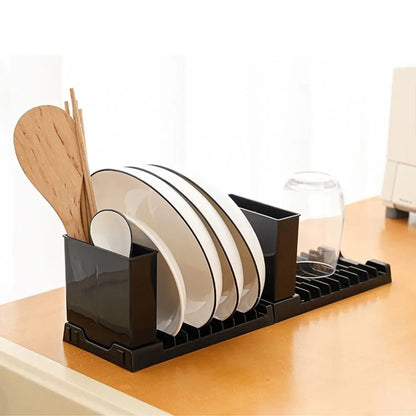 Foldable Dish Drying Rack 2 IN 1 Large Capacity