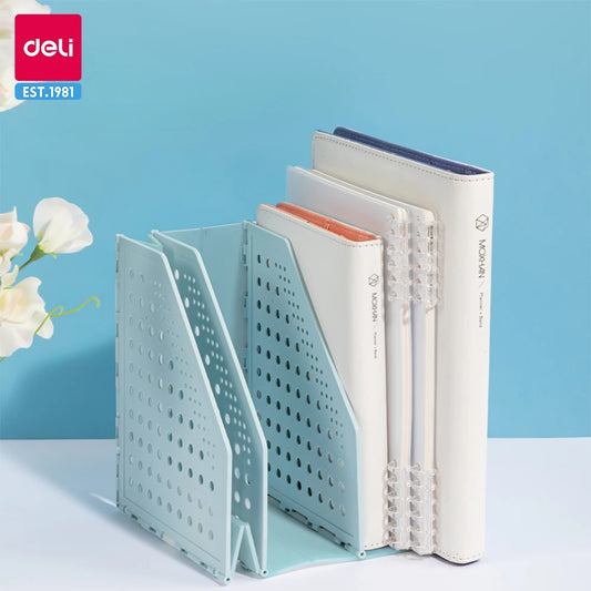 Deli 3/4 Grids Retractable File Holder